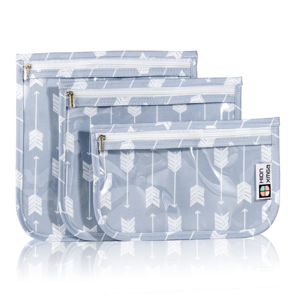 Tsa Approved Toiletry Bag,set Of 3 Clear Travel Toiletry Bags Quart Size💟